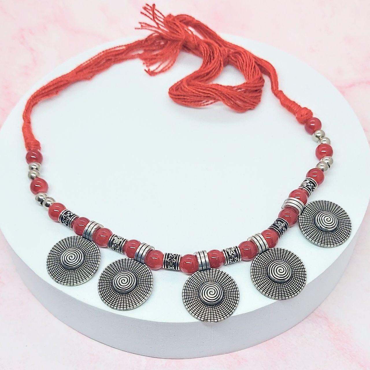 ZAYA-OXIDISED NECKPIECE - beyouindia