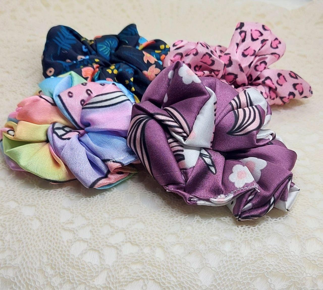 SATIN- SCRUNCHIE - beyouindia