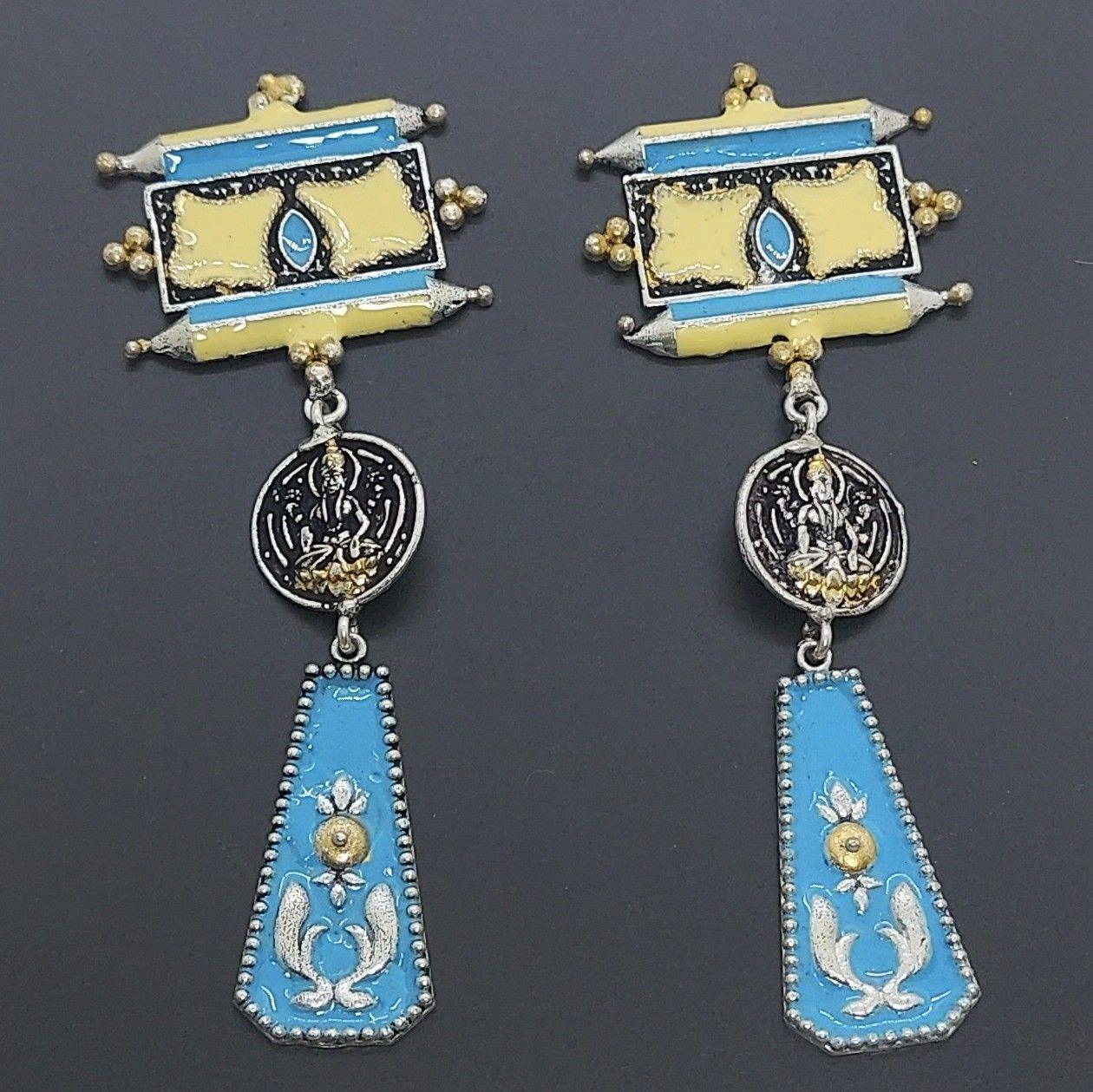 NAISHA- HANDMADE STATEMENT EARRINGS - beyouindia