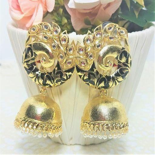 ADHYA- PEACOCK EARRINGS - beyouindia
