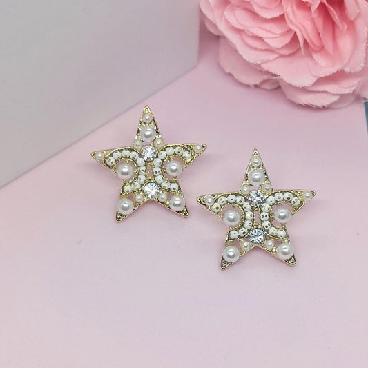 PARINITA- STAR SHAPED STUDS - beyouindia