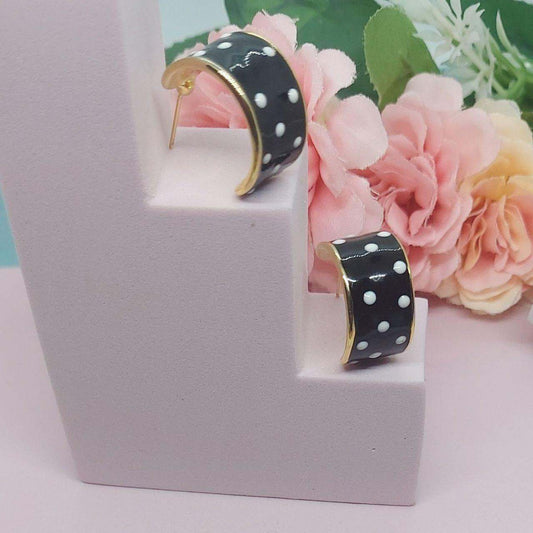 JENNIFER- POLKA DOT HOOPS - beyouindia