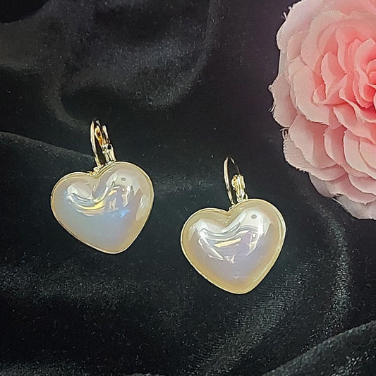 SANJANA- HEART EARRINGS - beyouindia