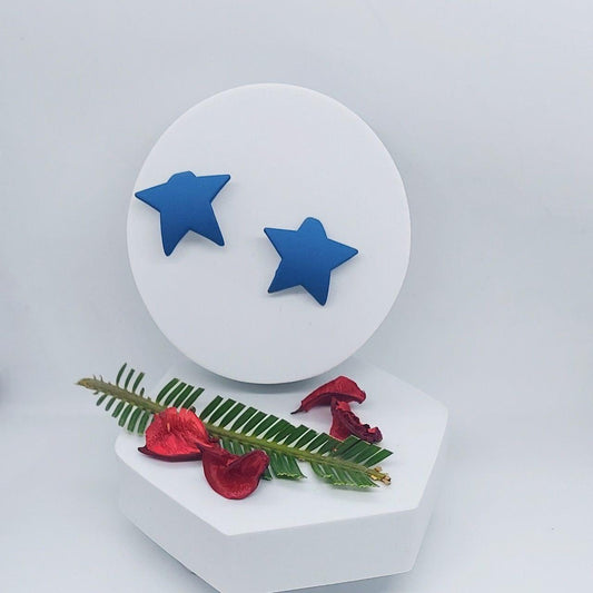 SHIMA- BLUE STAR STUDS - beyouindia
