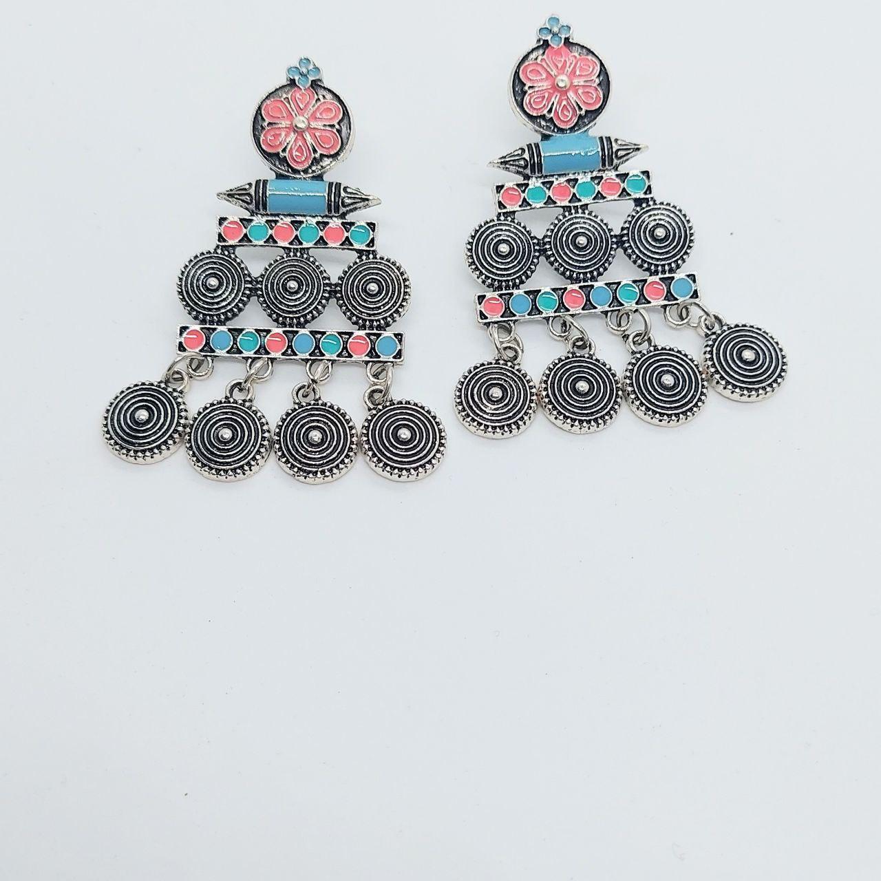 CHAVI- OXIDISED EARRINGS - beyouindia