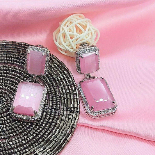 GUL-PINK EARRINGS - beyouindia