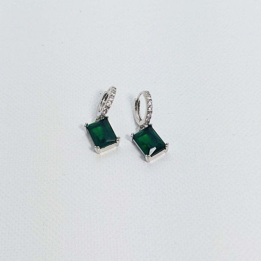INAYAT- GREEN EARRINGS - beyouindia