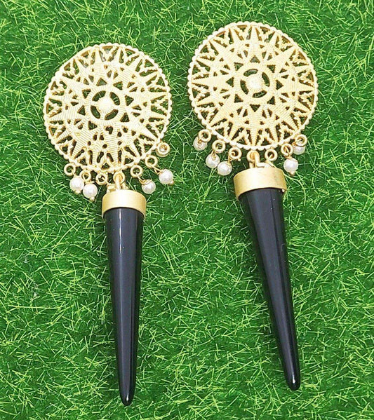 MIA- BRASS EARRINGS - beyouindia
