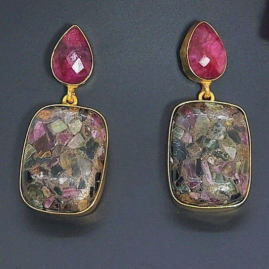 AYRA- SEMIPRECIOUS EARRINGS - beyouindia