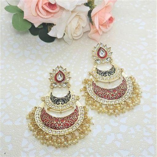 ROOP- MEENA EARRINGS - beyouindia
