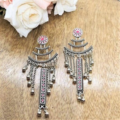 SEJAL- OXIDISED EARRINGS - beyouindia