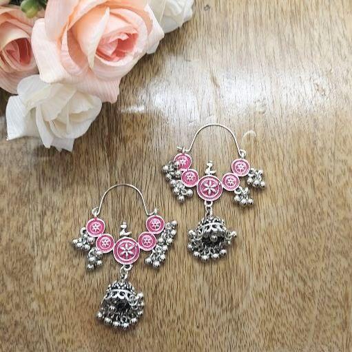OMA- OXIDISED EARRINGS - beyouindia