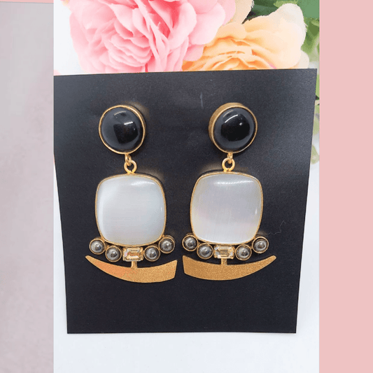 KAVYA- BRASS EARRINGS - beyouindia