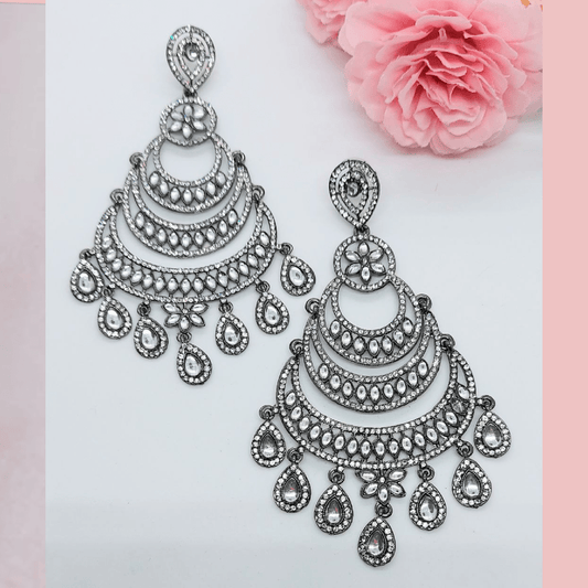 RUHI- OXIDISED EARRINGS - beyouindia