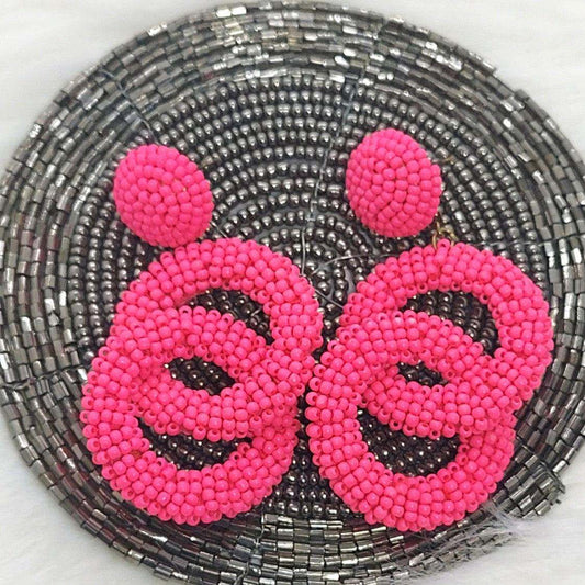 ISHA- PINK EARRINGS - beyouindia