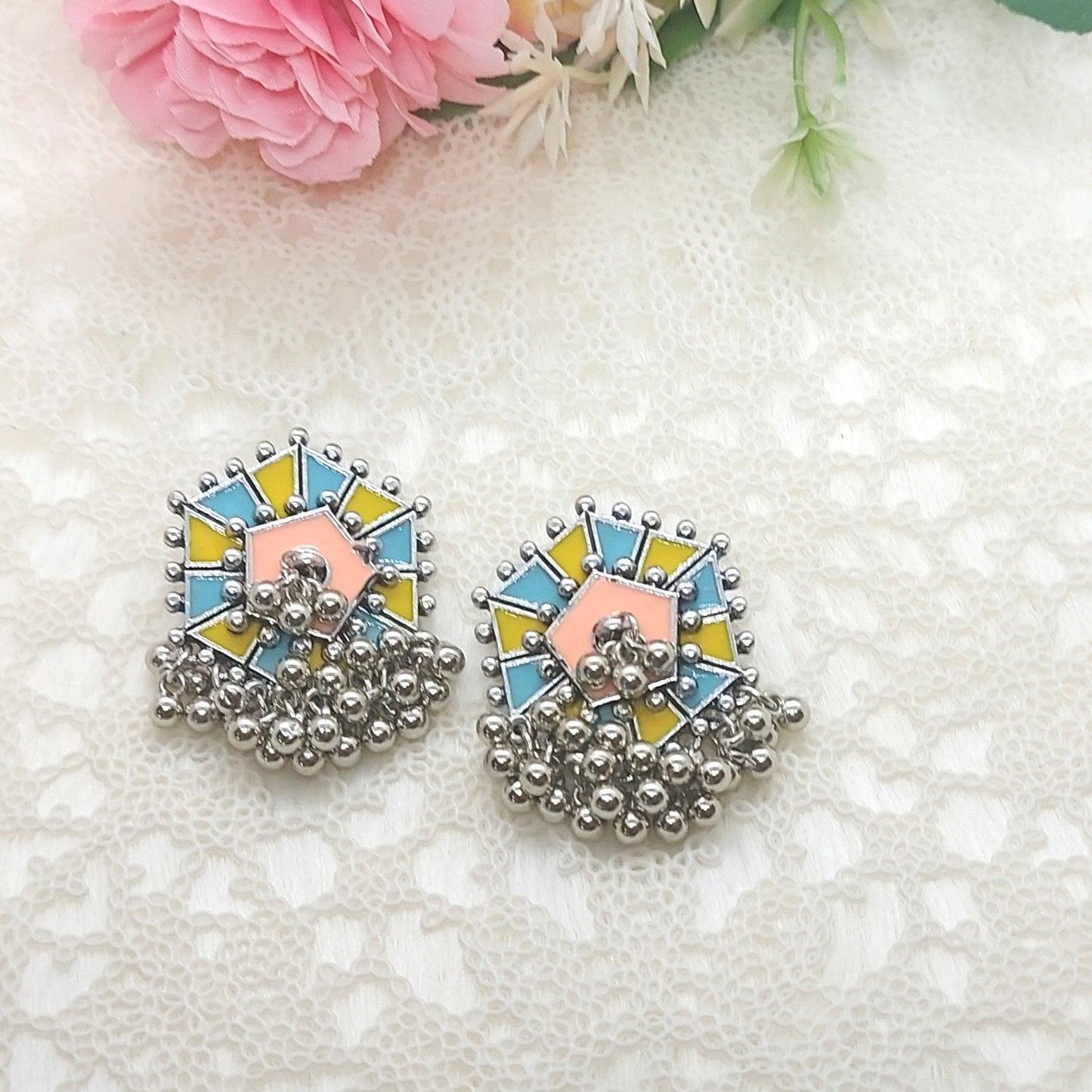 ESHA-HEXAGONAL GEOMETRICAL STUDS - beyouindia